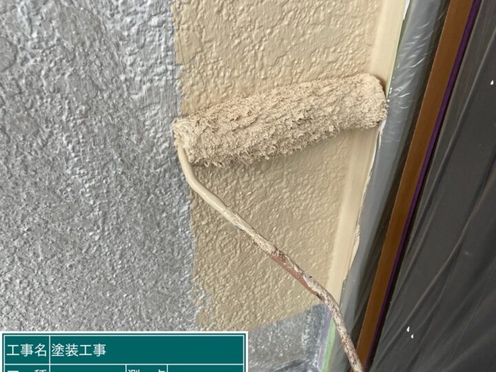 外壁 中塗り塗布