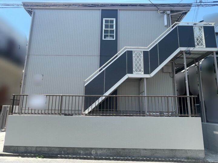 横浜市鶴見区 アパート 屋根外壁塗装工事